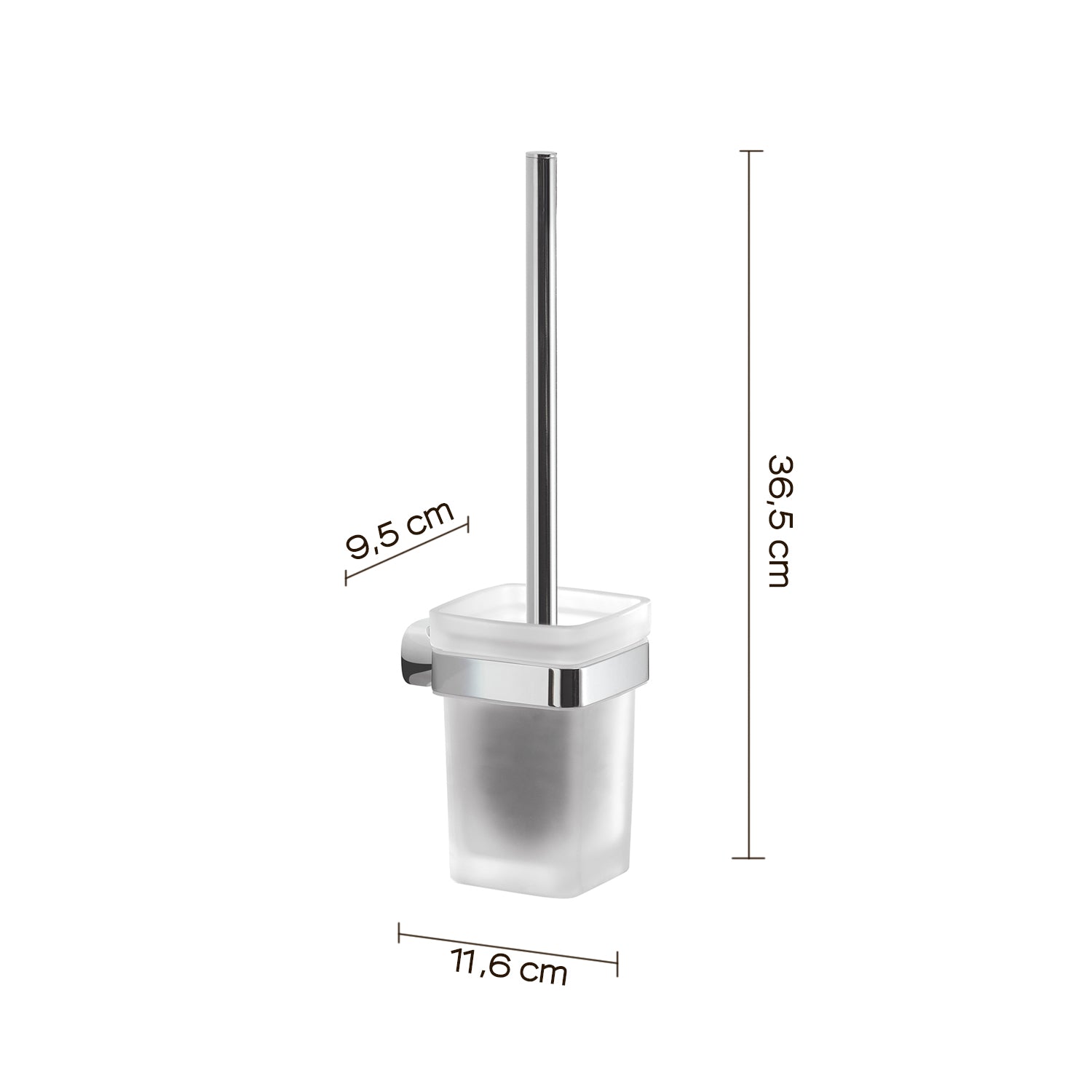 Scopino a parete in Acciaio Inox Gedy serie Stelvio - Cromato by CeramicStore | Lo specialista del tuo bagno