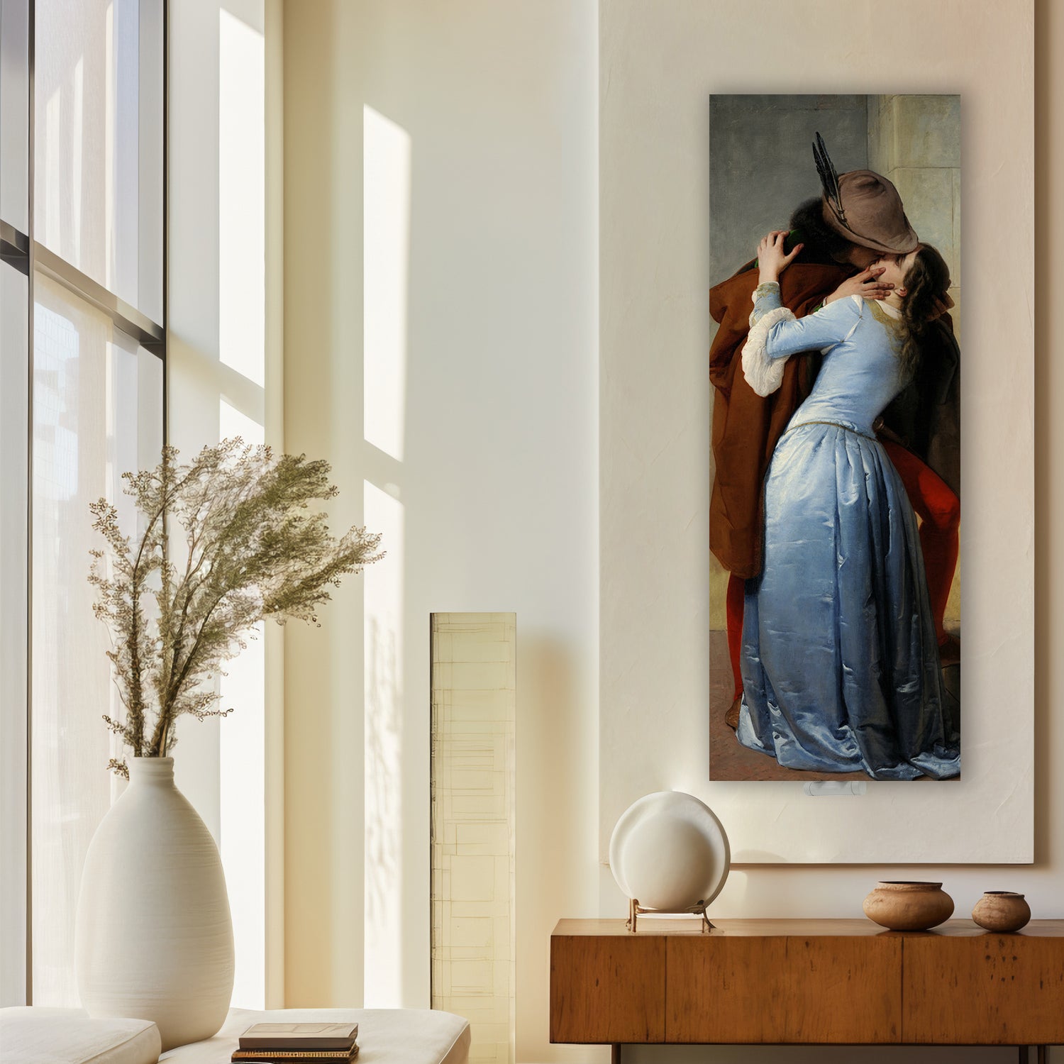 Termoarredo idraulico 120x58,5 cm interasse mm 50 Modello 'Il bacio di Hayez' Termocrea by CeramicStore | Lo specialista del tuo bagno