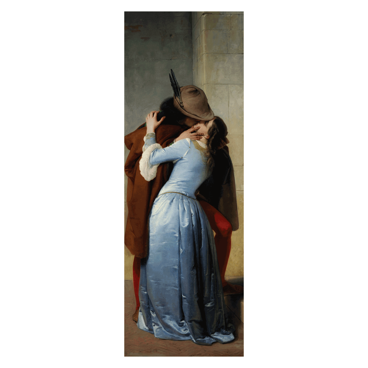 Termoarredo idraulico 180x58,5 cm interasse mm 50 Modello 'Il bacio di Hayez' Termocrea by CeramicStore | Lo specialista del tuo bagno