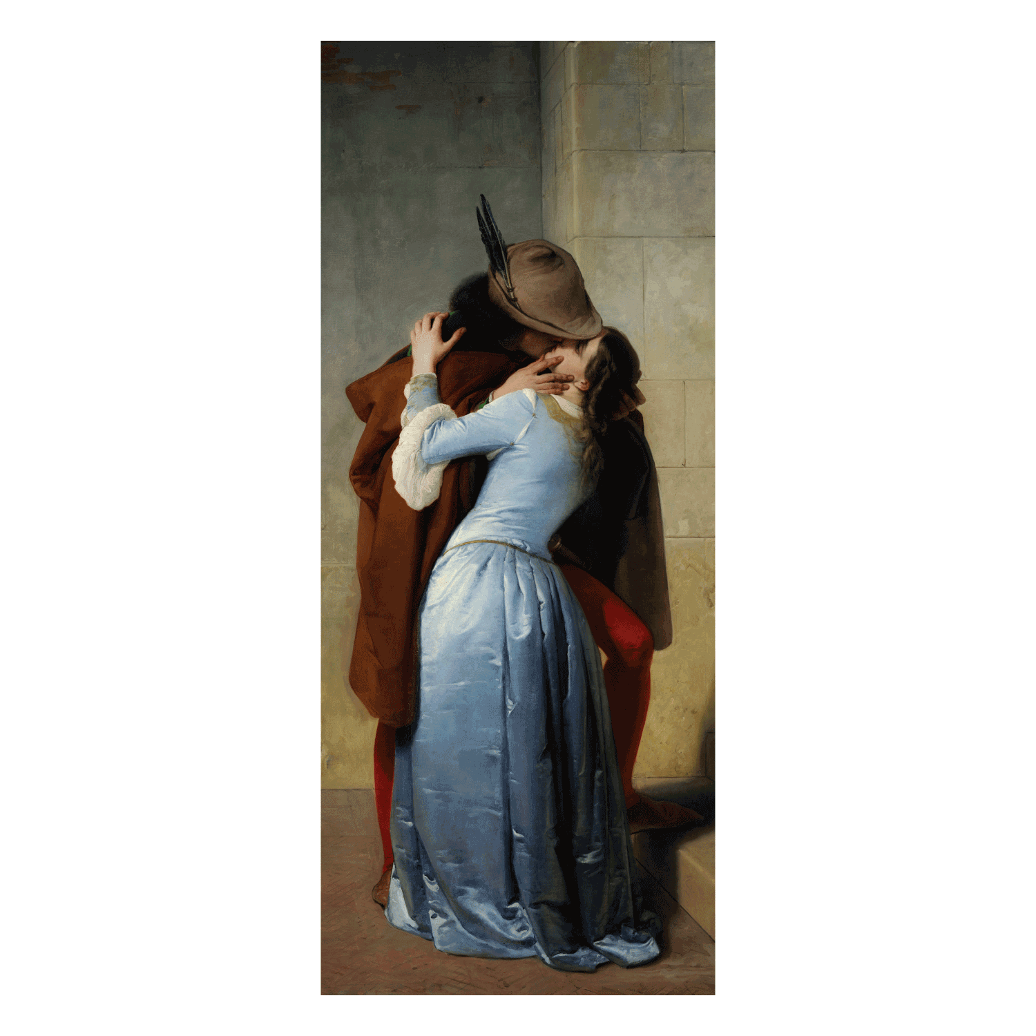 Termoarredo idraulico 150x58,5 cm interasse mm 50 Modello 'Il bacio di Hayez' Termocrea by CeramicStore | Lo specialista del tuo bagno