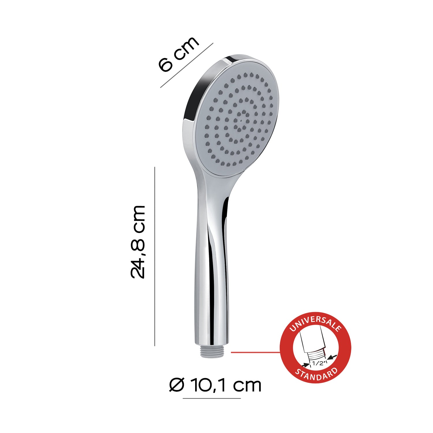 Doccetta 1 getto modello Star 04 di Gedy - Cromato by CeramicStore | Lo specialista del tuo bagno