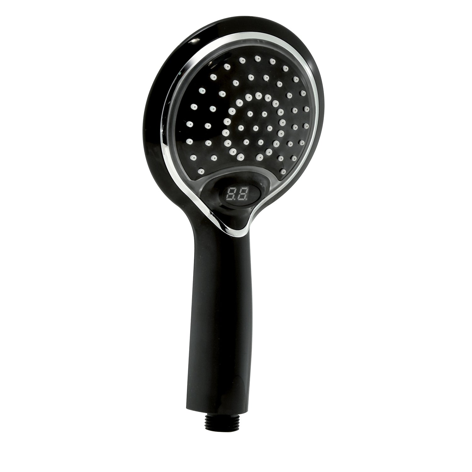 Doccetta 1 getto con led a tre colori e controllo temperatura modello Thermo Light 02 di Gedy - Nero by CeramicStore | Lo specialista del tuo bagno