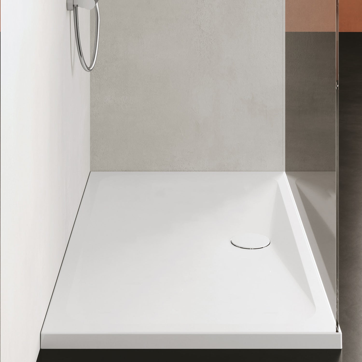 Piatto doccia cotone in ceramica 80X80cm linea Rapid by CeramicStore | Lo specialista del tuo bagno