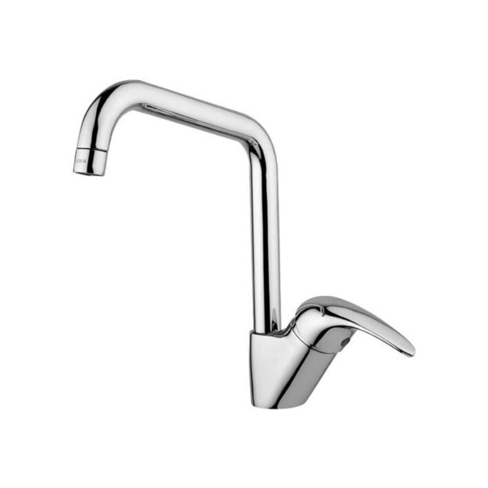 Miscelatore lavello monoforo con canna alta orientabile serie Nettuno due modello ND180CR cromo Paffoni by CeramicStore | Lo specialista del tuo bagno