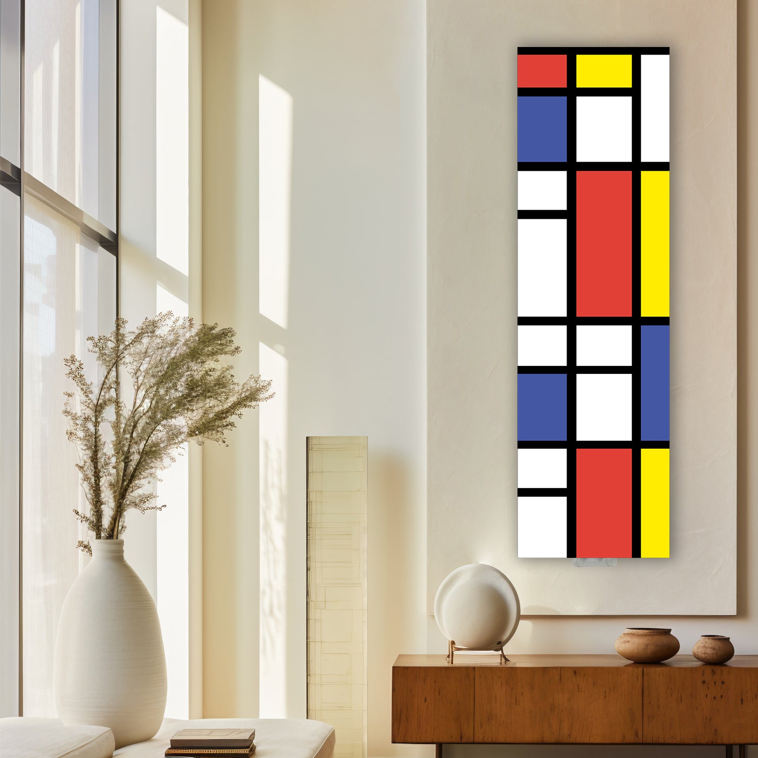 Termoarredo idraulico 120x51 cm interasse mm 50 Modello 'Square' Termocrea by CeramicStore | Lo specialista del tuo bagno