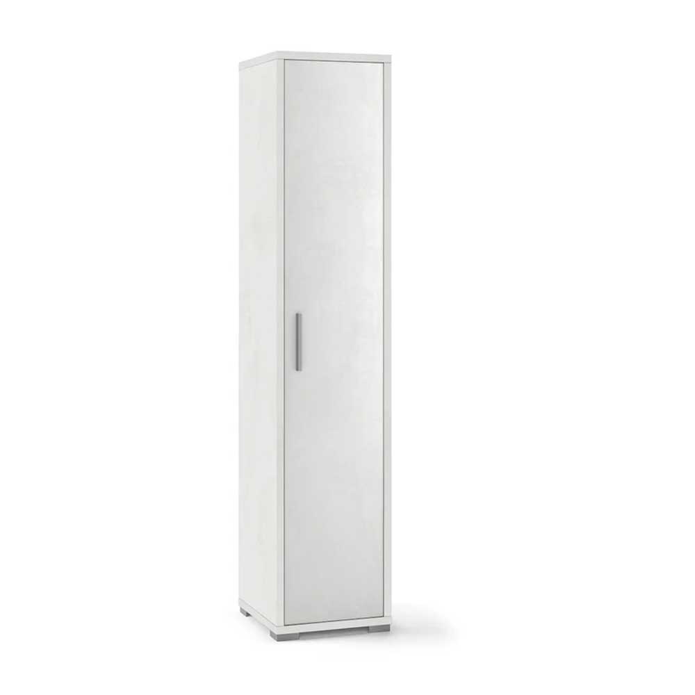 Colonna Multiuso con 4 ripiani di cui 2 regolabili finitura Struttura Ossido Bianco / Finitura Frontale Ossido Bianco by Sarmog by CeramicStore | Lo specialista del tuo bagno