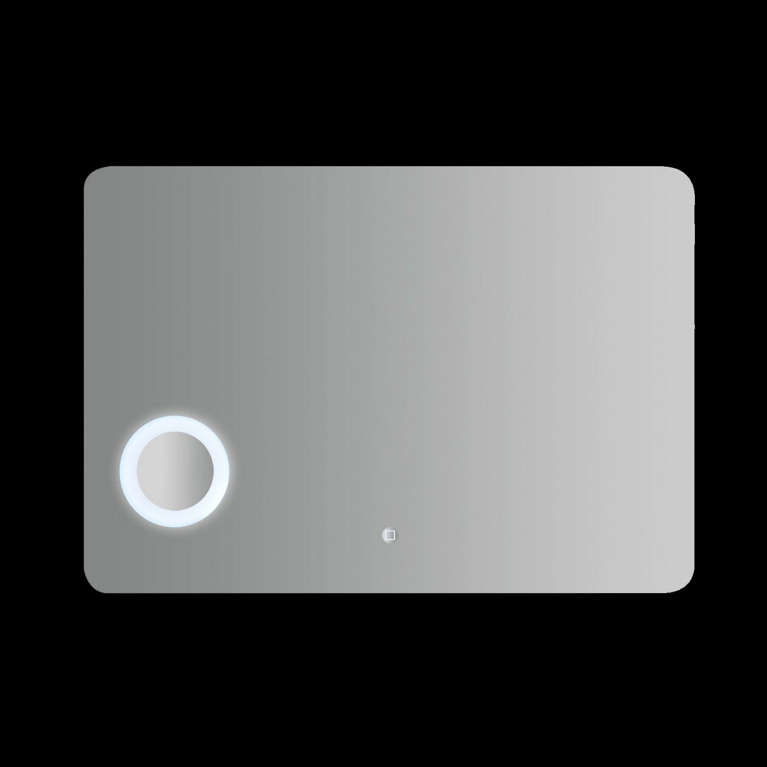Specchio rettangolare con led integrato accensione touch 100x70h cm by CeramicStore | Lo specialista del tuo bagno