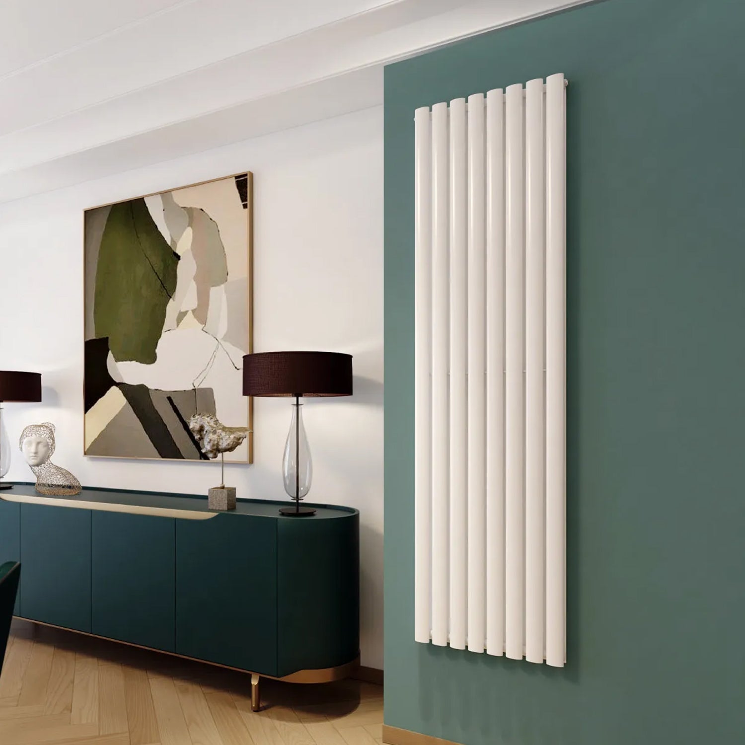 Termoarredo idraulico Singolo modello Piano 1800x360 mm e 667W - Bianco by CeramicStore | Lo specialista del tuo bagno