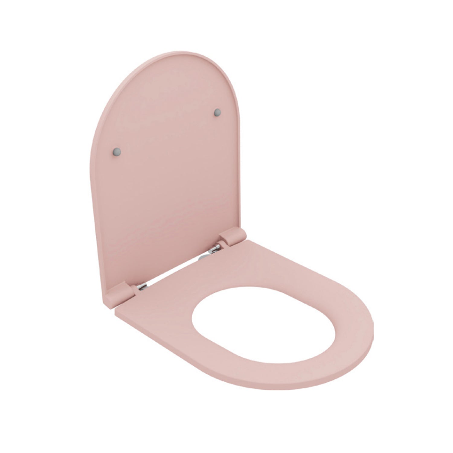 Copriwater Soft Close per vaso sospeso BathCore serie Infinity color Salmone Opaco