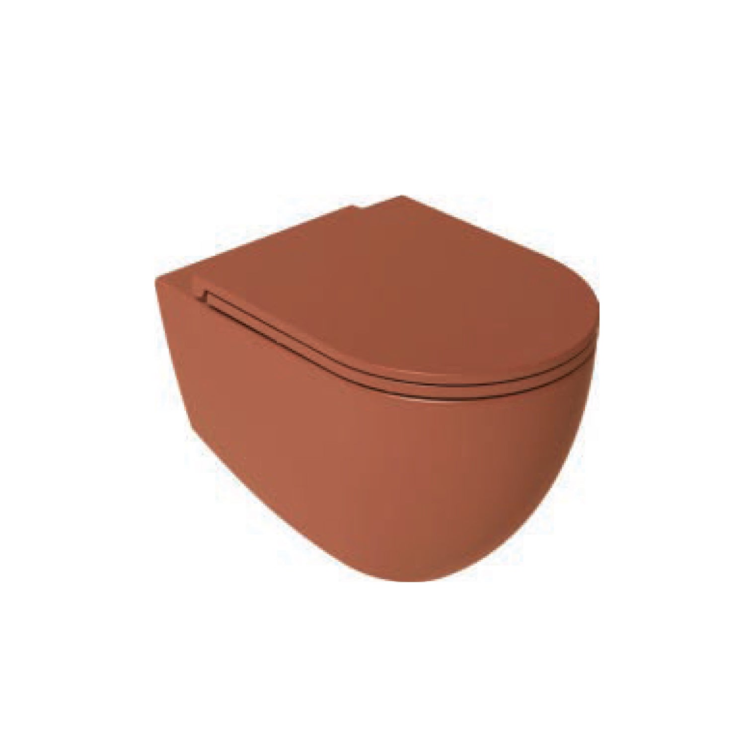 Vaso sospeso Rimless BathCore serie Infinity 53x36