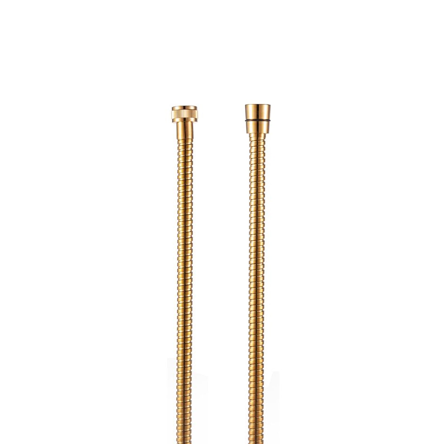 Flessibile doccia a doppia aggraffatura 120cm oro by CeramicStore | Lo specialista del tuo bagno
