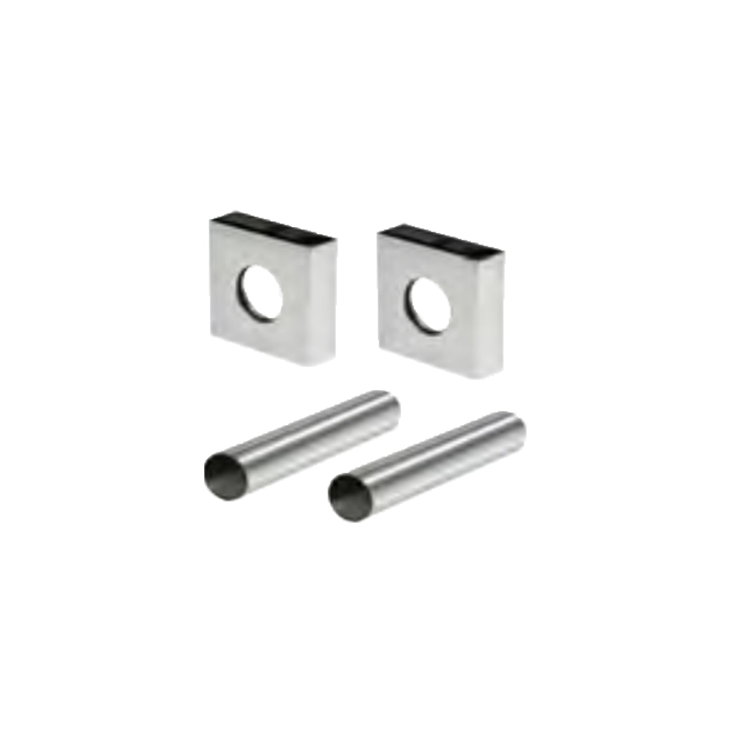 Kit copritubo Quadro per radiatori e termoarredo Diametro interno 16 - Cromo by CeramicStore | Lo specialista del tuo bagno