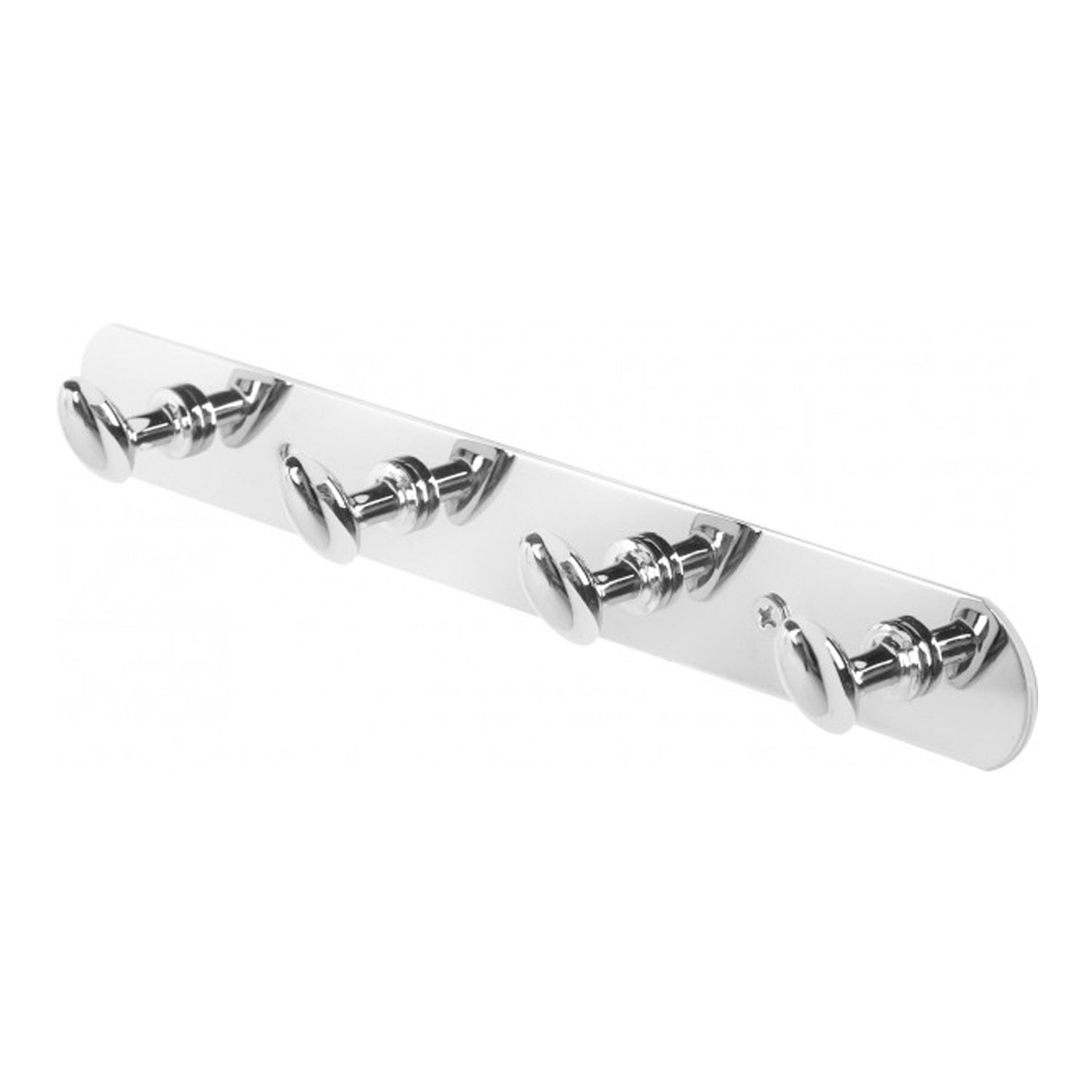 Appendino cromato a 4 ganci in acciaio serie Simply by CeramicStore | Lo specialista del tuo bagno