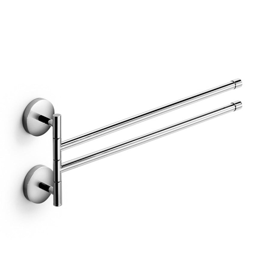 Porta Asciugamani doppio snodato Lineabeta collezione Duemila in ottone cromato by CeramicStore | Lo specialista del tuo bagno