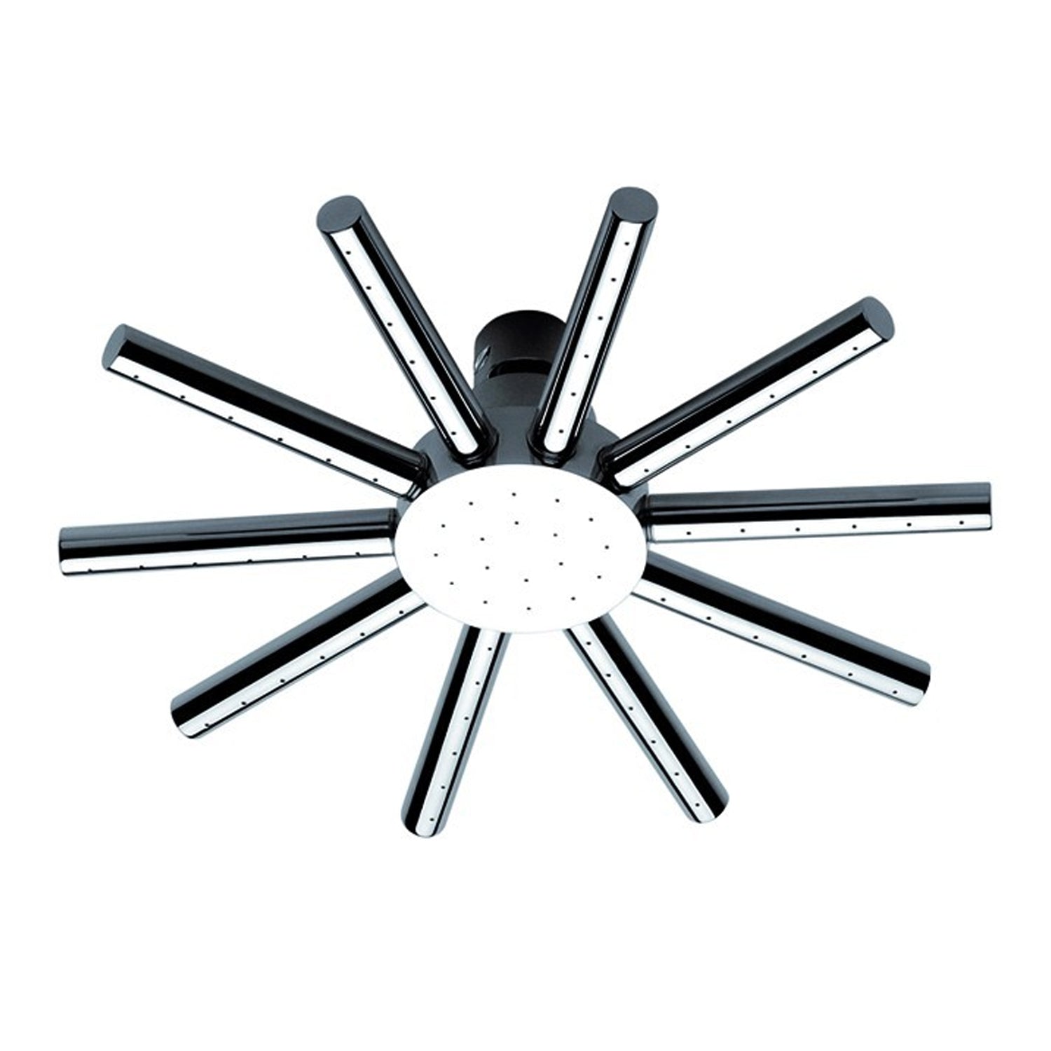 Soffione a pioggia in ottone cromato a forma di sole cm 18 by CeramicStore | Lo specialista del tuo bagno