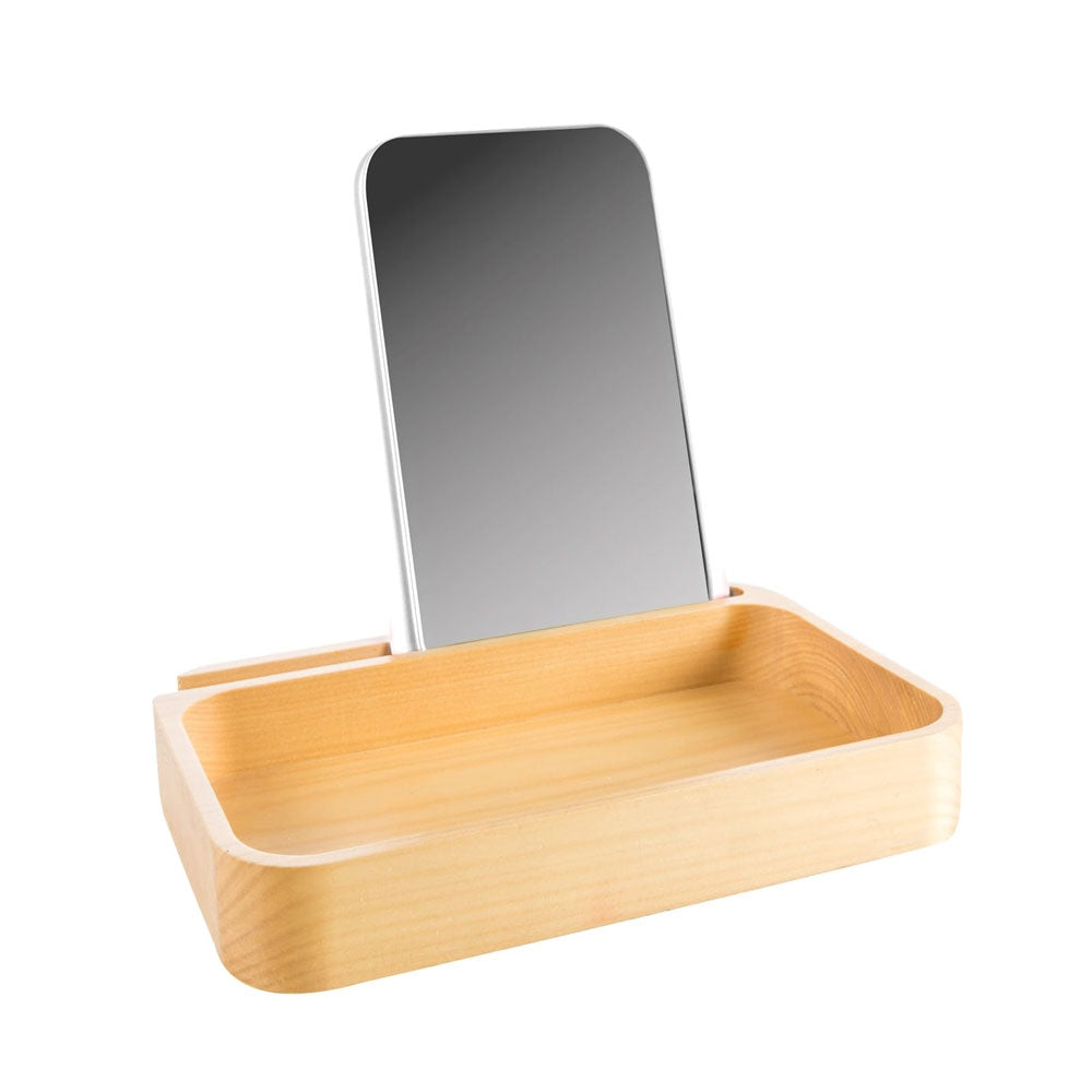 Porta cosmetici/gioie in legno 'Try Pad' by Cipi cm 26.5x17x3.5 by CeramicStore | Lo specialista del tuo bagno