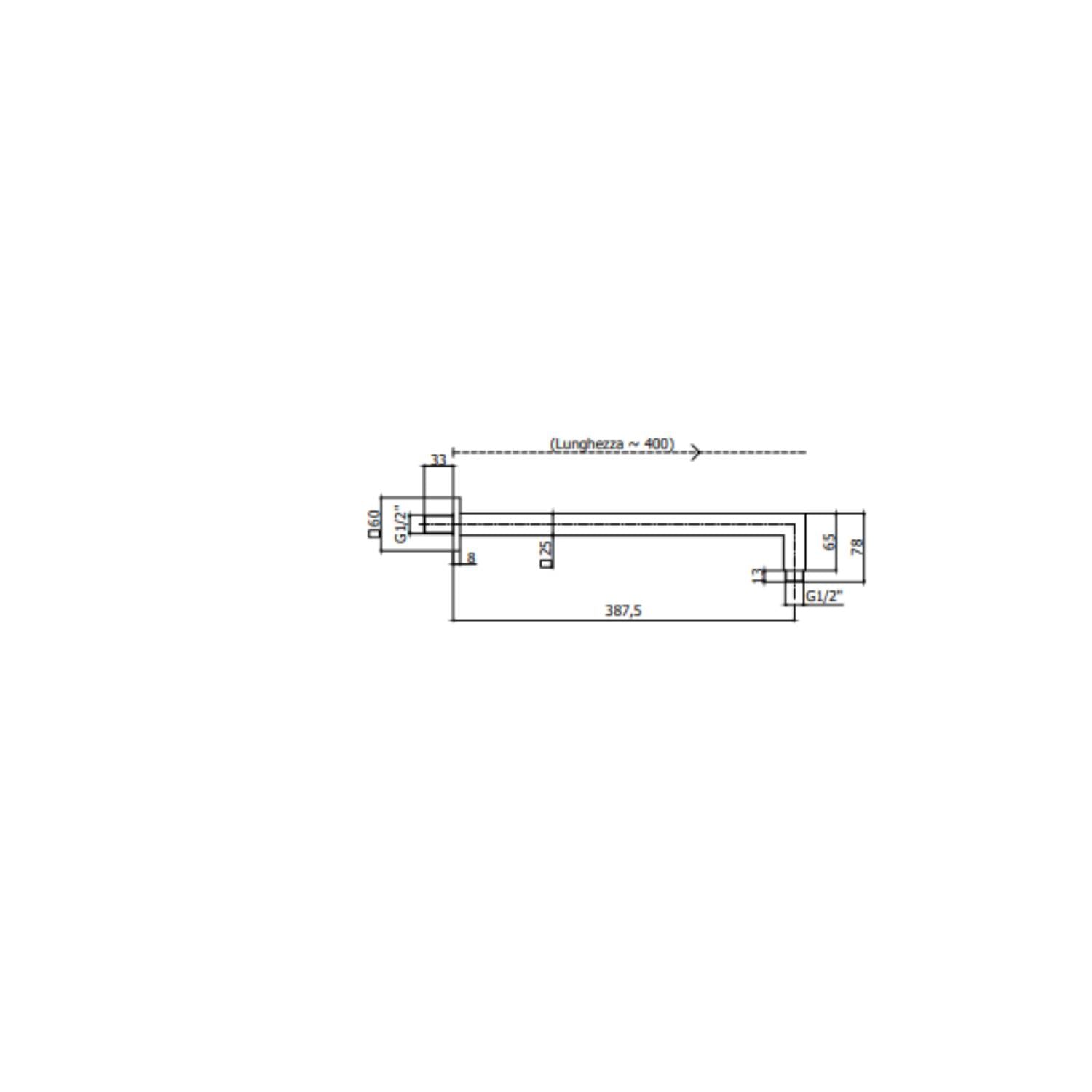 Kit doccia 075AG con soffione, braccio doccia e set duplex Paffoni con flessibile in argento by CeramicStore | Lo specialista del tuo bagno