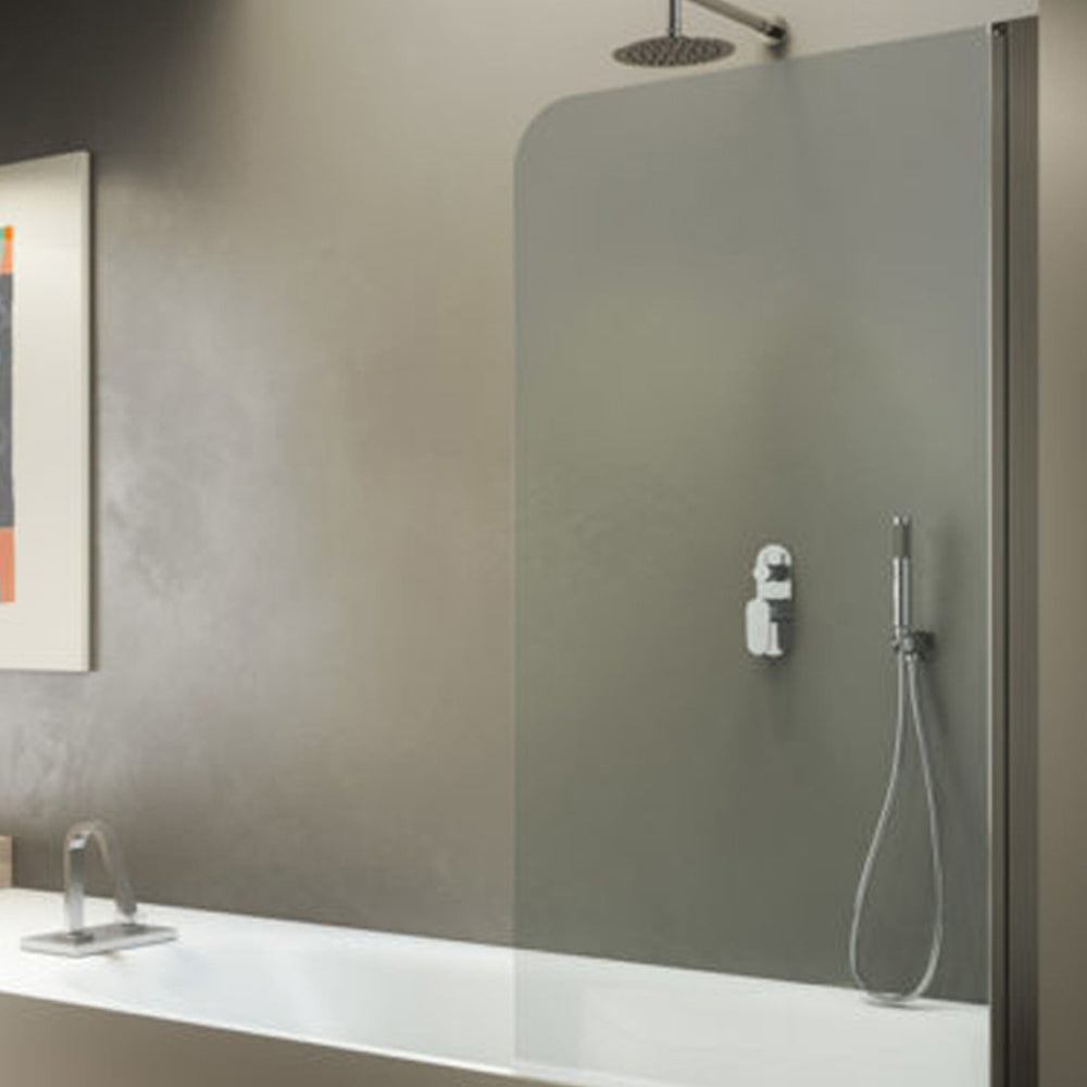 Parete Vasca cm 75 in cristallo trasparente da 6 mm temperato modello Ermes by CeramicStore | Lo specialista del tuo bagno