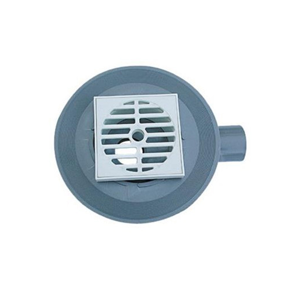 Pozzetto sifonato a pavimento con griglia inox regolabile by CeramicStore | Lo specialista del tuo bagno