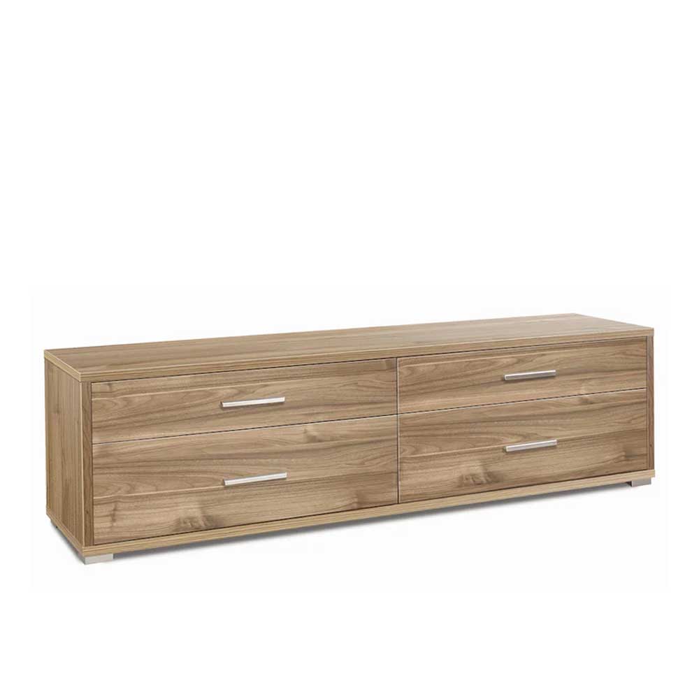Mobile Basso da Soggiorno con 4 cassetti finitura Struttura Noce Stelvio / Finitura Frontale Noce Stelvio by Sarmog by CeramicStore | Lo specialista del tuo bagno