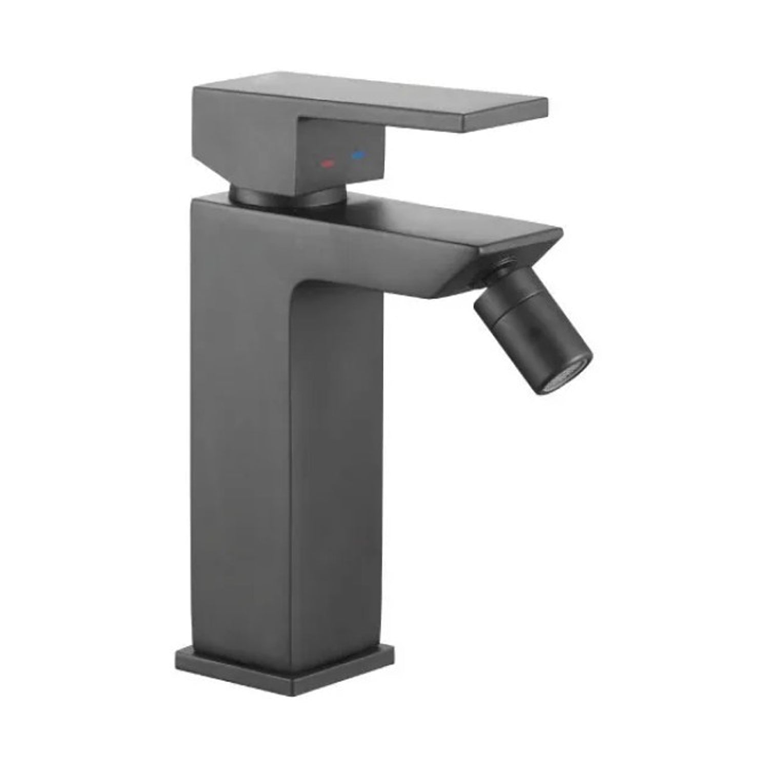 Kit rubinetteria lavabo, bidet e doccia RubiFlux serie Green 2.0 - Nero Opaco