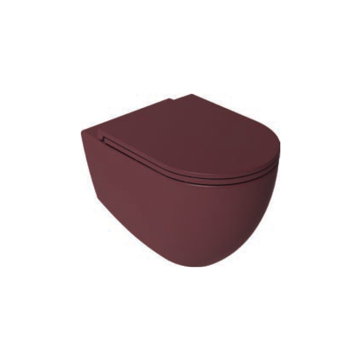 Vaso sospeso Rimless BathCore serie Infinity 53x36