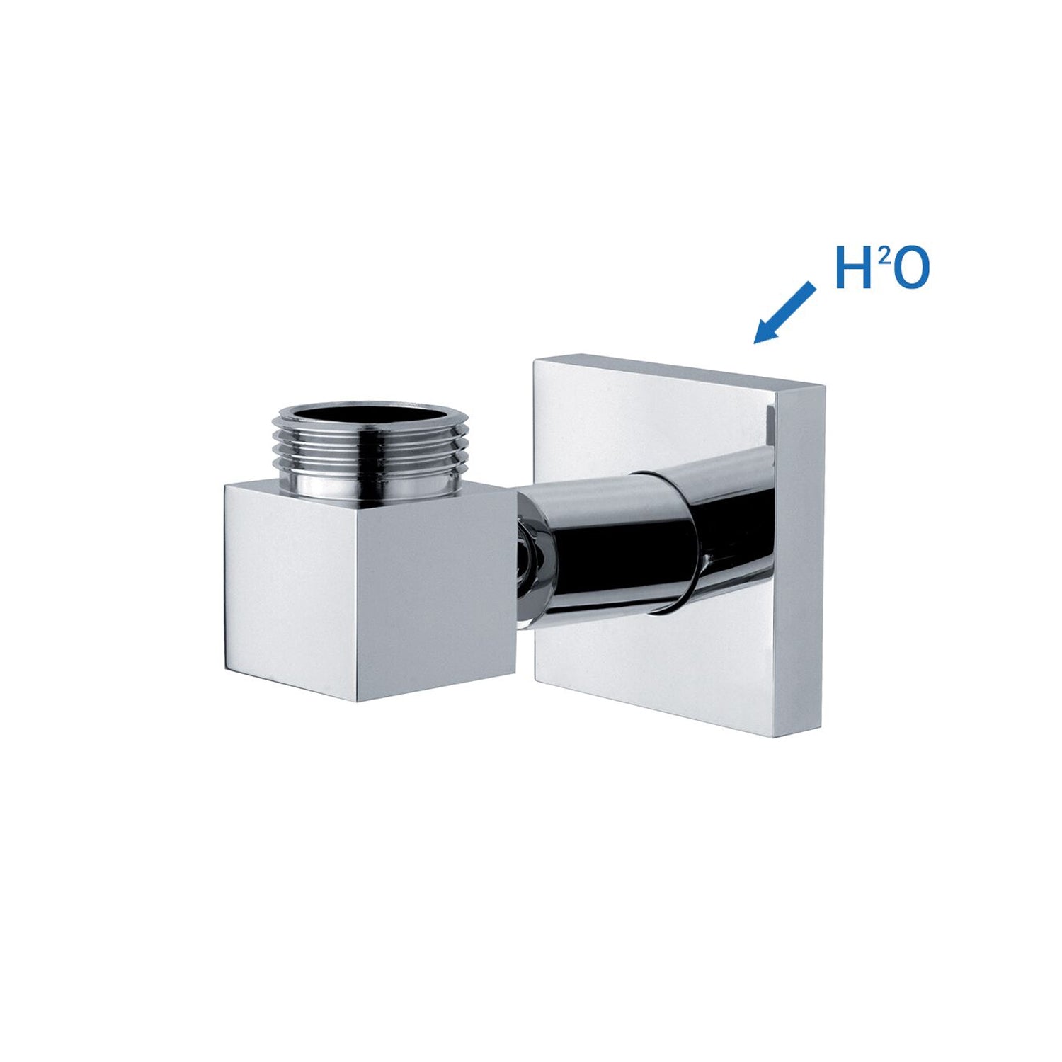Supporto inferiore quadro con presa acqua per colonne C56/57/59 cromo by CeramicStore | Lo specialista del tuo bagno