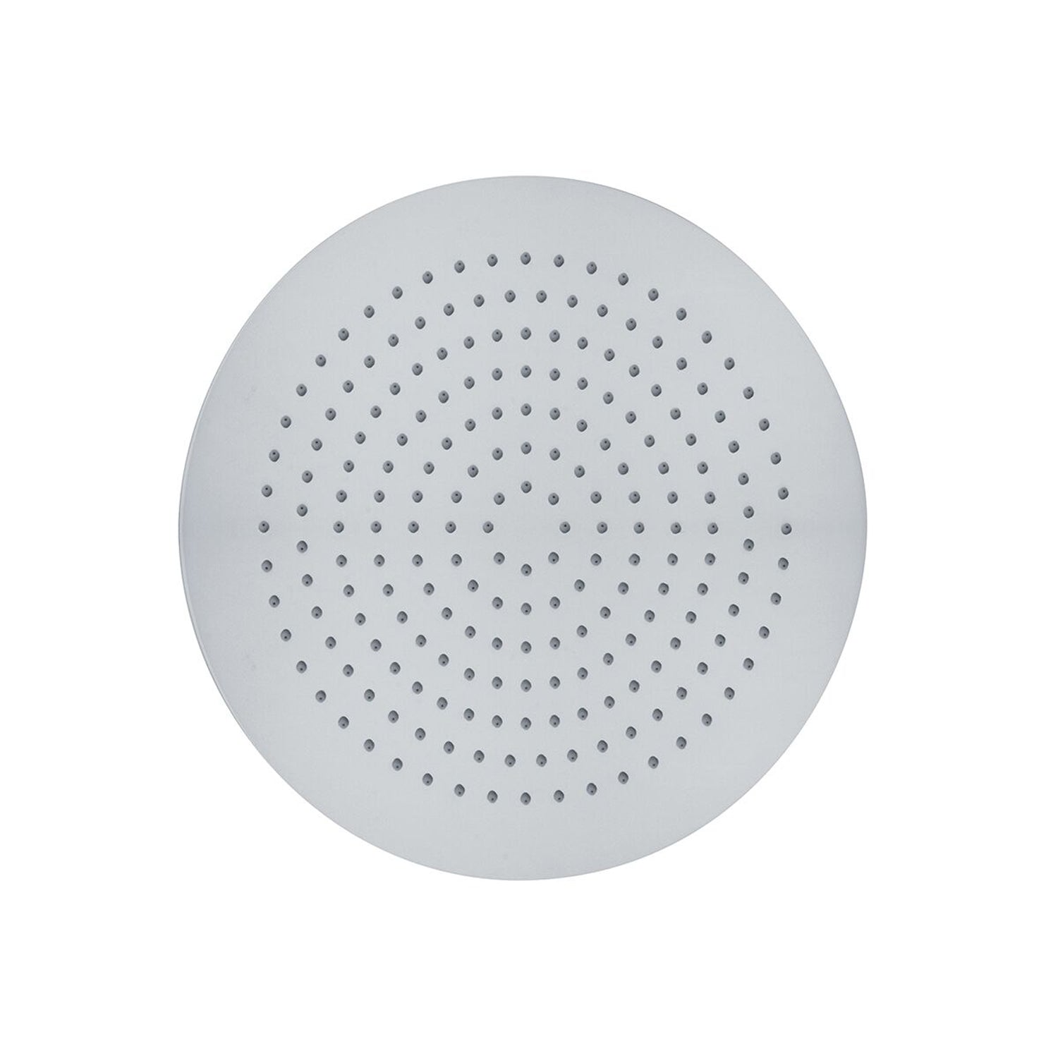 Soffione tondo Vienna 25cm in acciaio spazzolato con anticalcare by CeramicStore | Lo specialista del tuo bagno