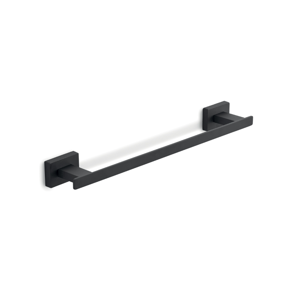 Portasalviette a parete Gedy modello Atena da 35 cm - Nero Matt by CeramicStore | Lo specialista del tuo bagno