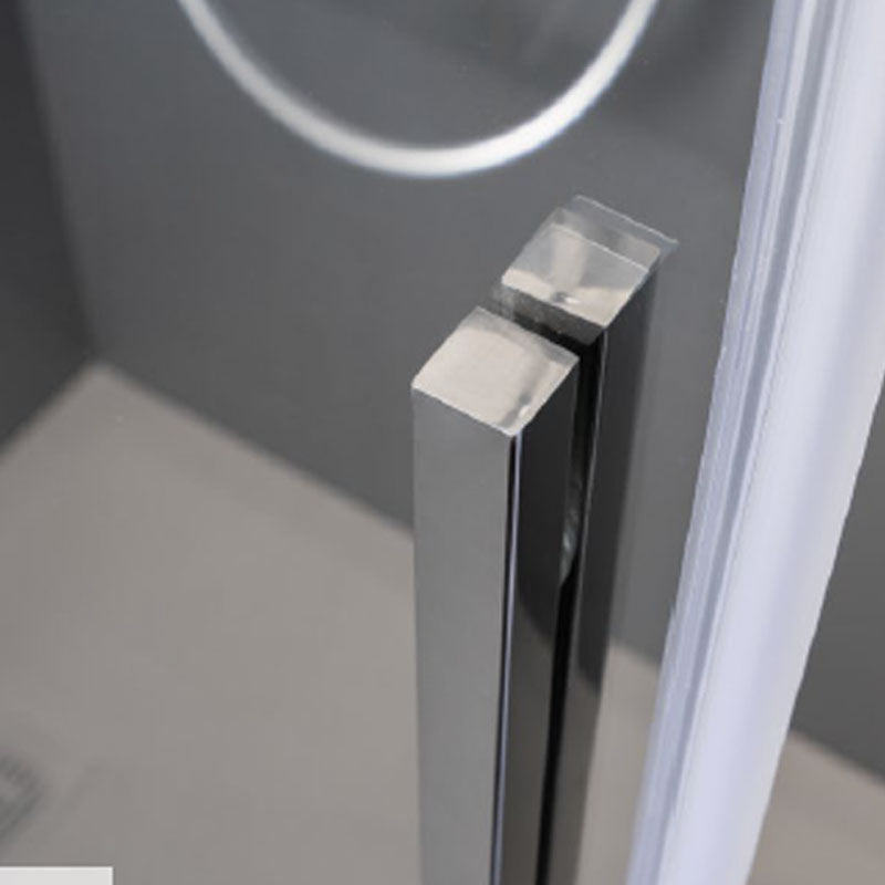 Porta doccia scorrevole per nicchia da 90 cm in cristallo da 6 mm con profilo alluminio Cromato lucido versione Sinistra by CeramicStore | Lo specialista del tuo bagno