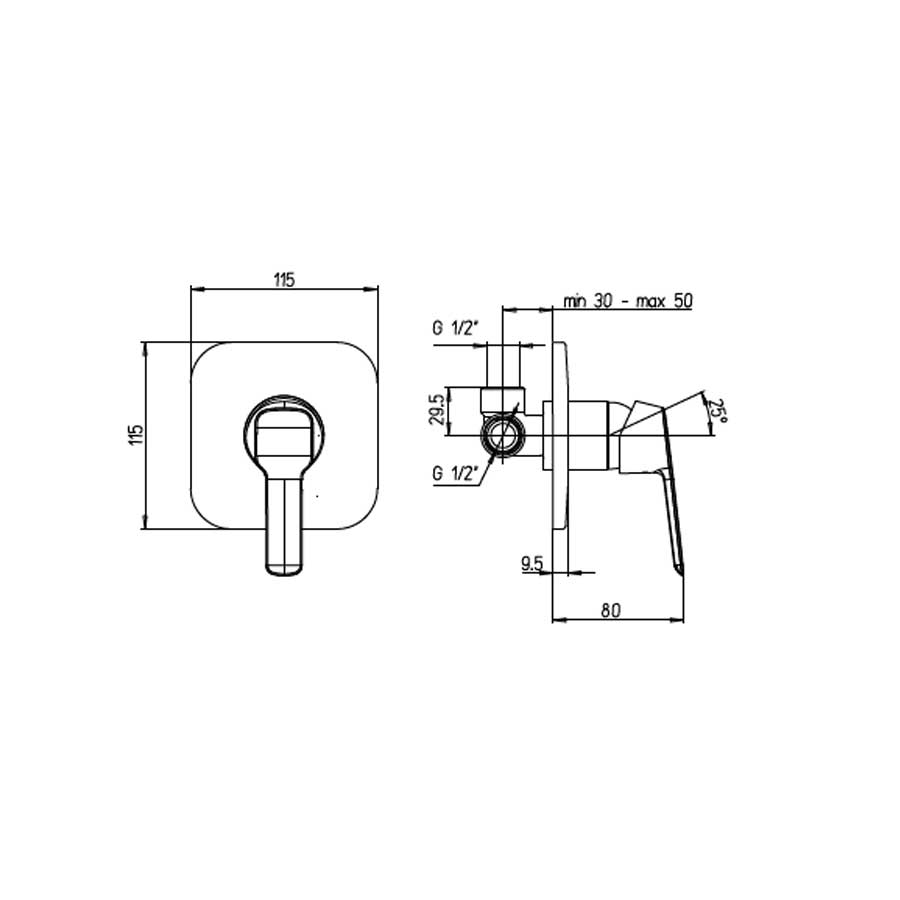 Set di Rubinetti Doccia, lavabo e Bidet con Piletta Click-Clack cromato collezione Bloom di Argo Rubinetterie by CeramicStore | Lo specialista del tuo bagno