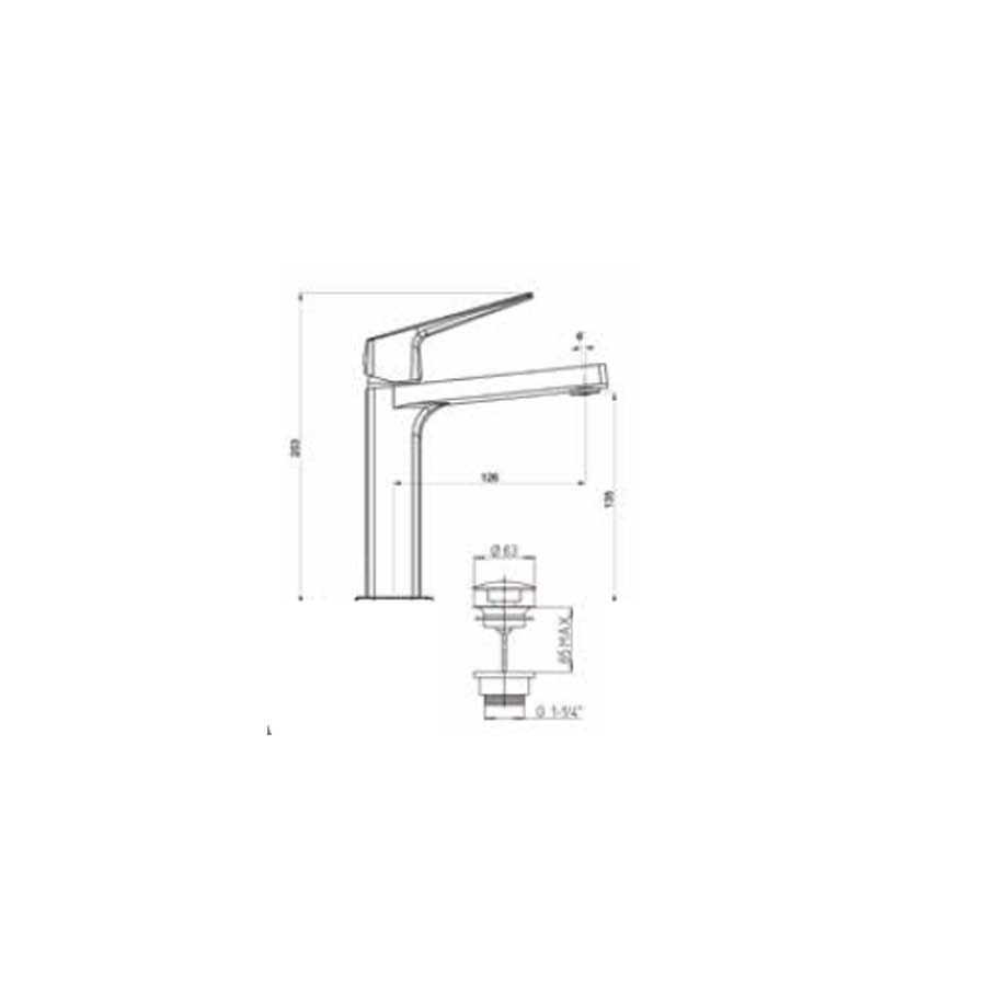 Set di Rubinetti Vasca, lavabo e Bidet con Piletta Click-Clack cromato collezione Bloom di Argo Rubinetterie by CeramicStore | Lo specialista del tuo bagno