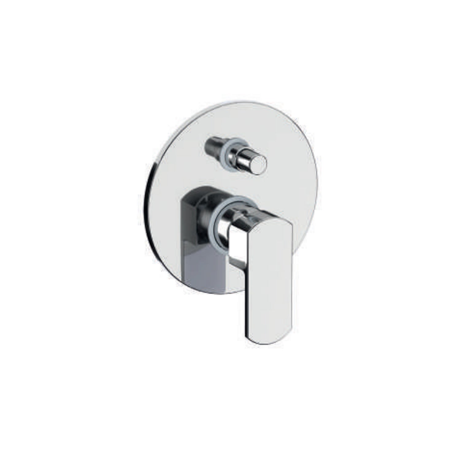 Miscelatore monocomando da incasso per doccia con deviatore RubiFlux serie Dema - Cromo by CeramicStore | Lo specialista del tuo bagno
