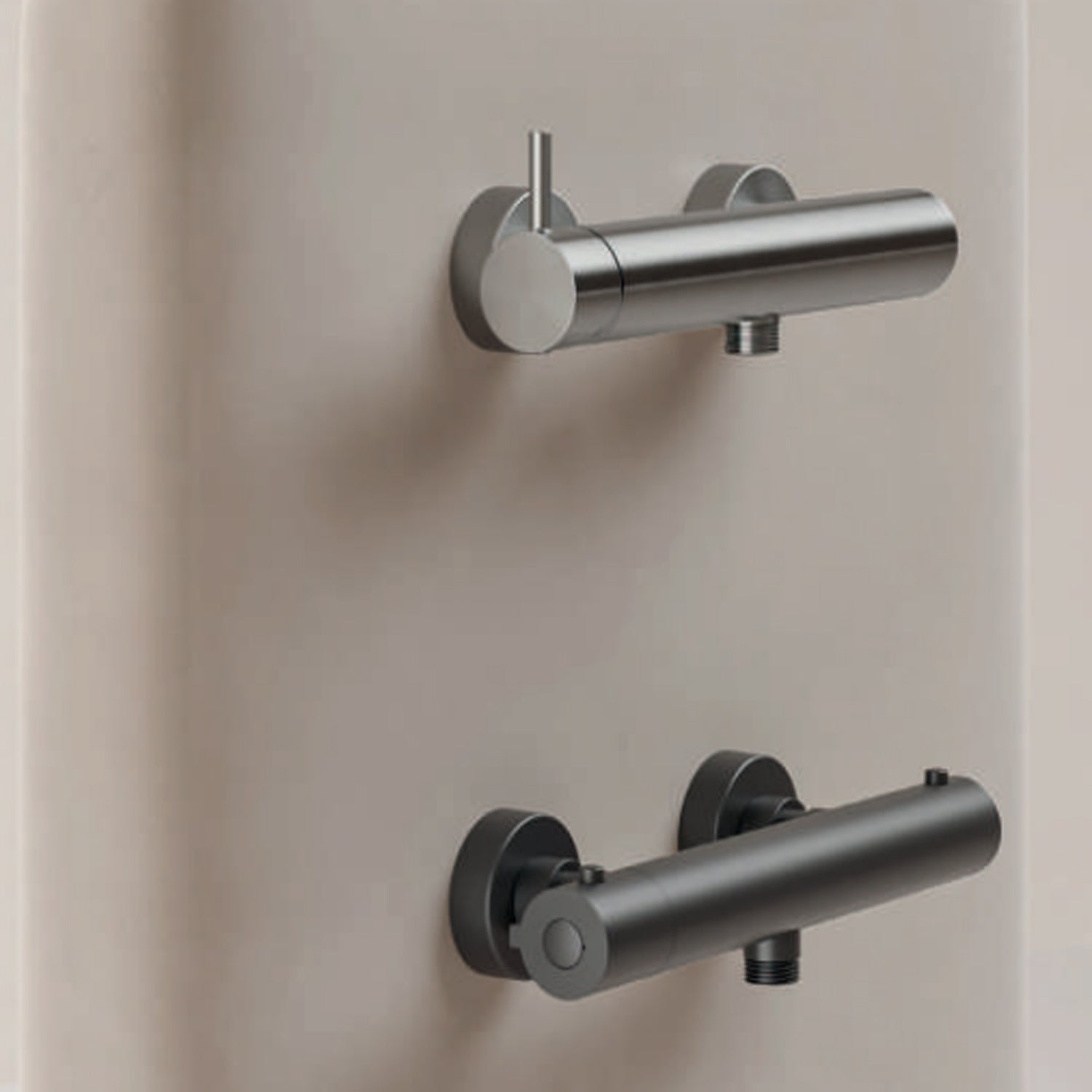 Miscelatore monocomando esterno termostatico per doccia RubiFlux serie Regal - Cromo by CeramicStore | Lo specialista del tuo bagno