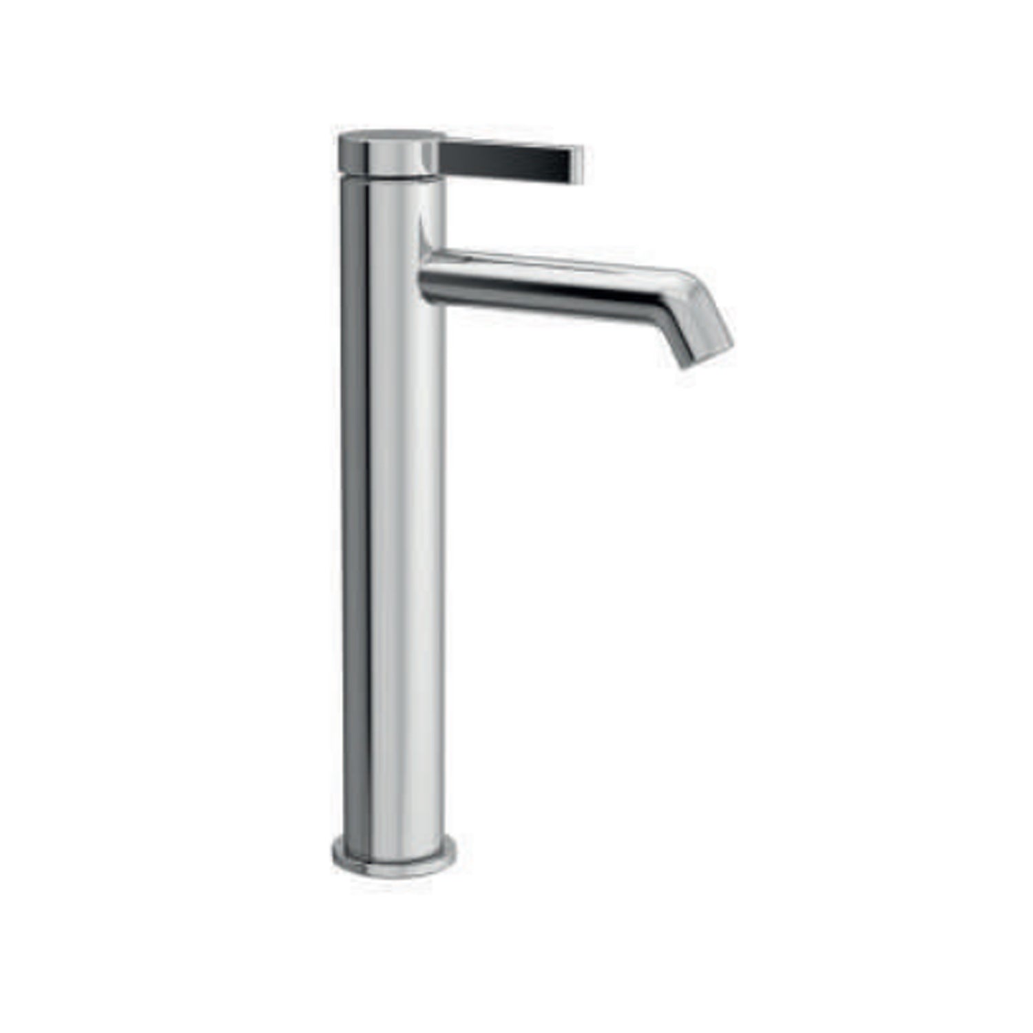 Miscelatore monocomando lavabo alto RubiFlux serie Tundra - Cromo by CeramicStore | Lo specialista del tuo bagno