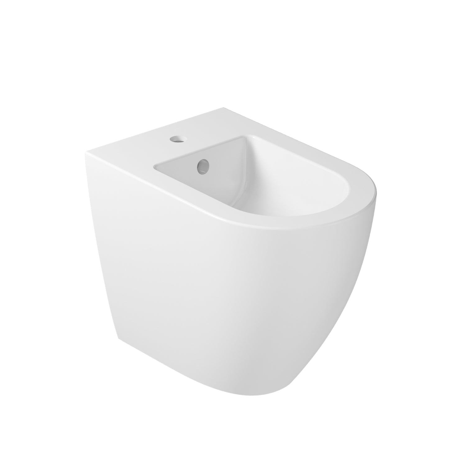 Bidet filomuro monoforo 56x36 cm serie Dreams di Ceramica Galassia