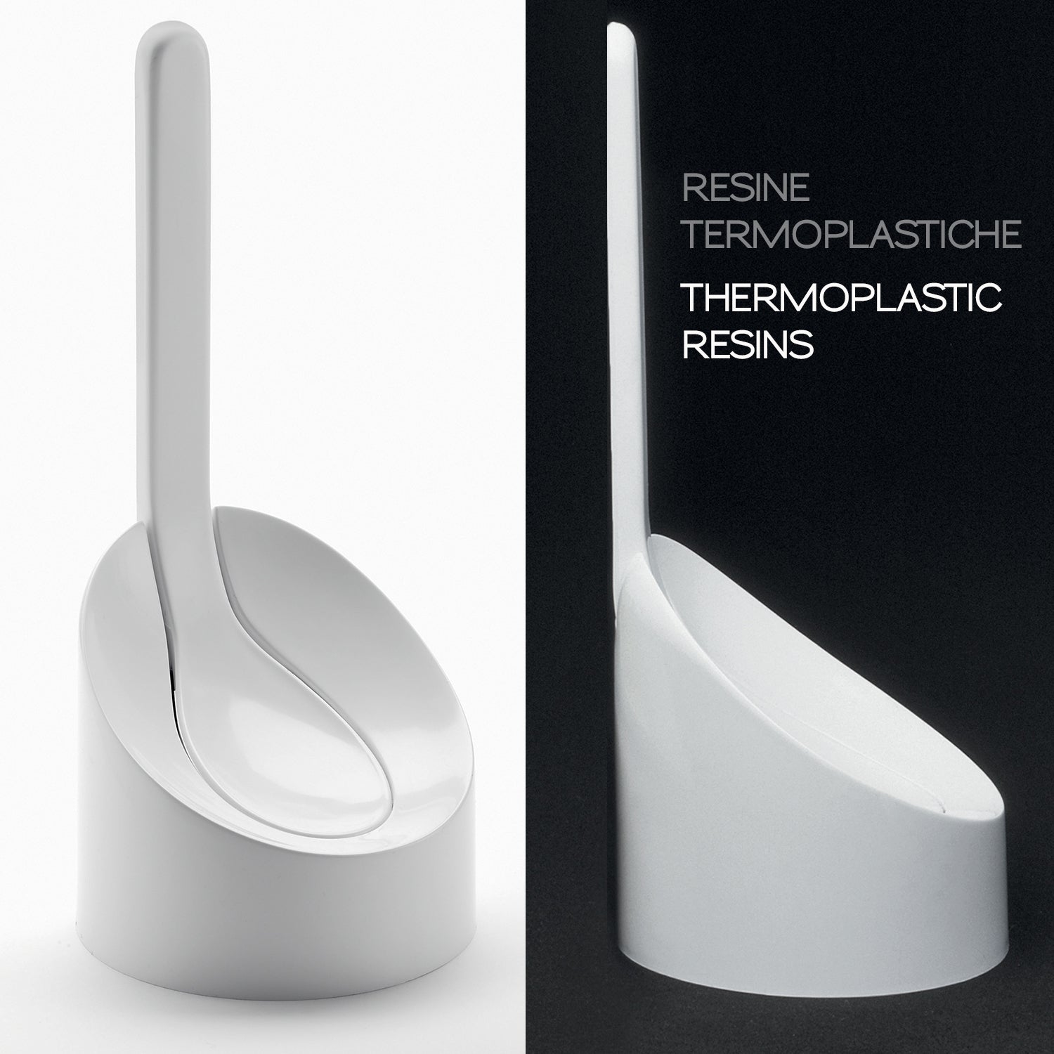 Scopino wc da appoggio modello Cucciolo di Gedy - Bianco by CeramicStore | Lo specialista del tuo bagno