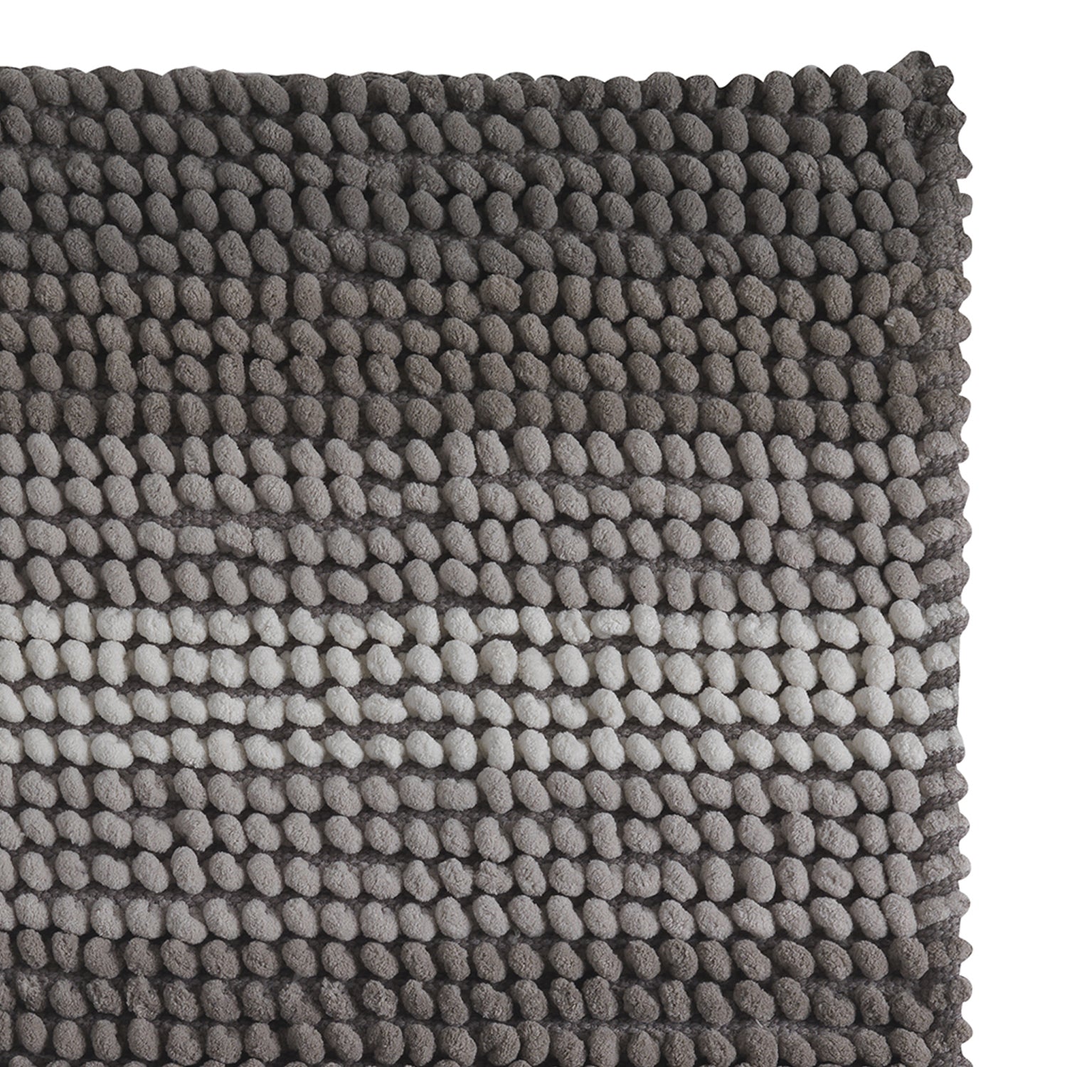 Tappeto 50x80 in cotone e poliestere con fondo antiscivolo Bubble di Gedy - Tortora chiaro by CeramicStore | Lo specialista del tuo bagno