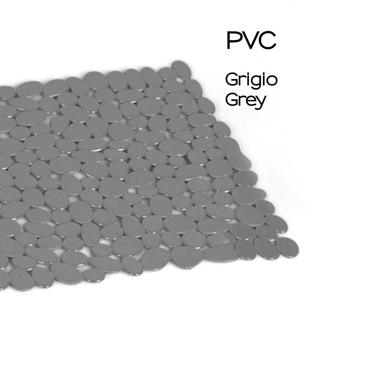 Tappeto antiscivolo doccia 54x54 modello River di Gedy - Grigio by CeramicStore | Lo specialista del tuo bagno