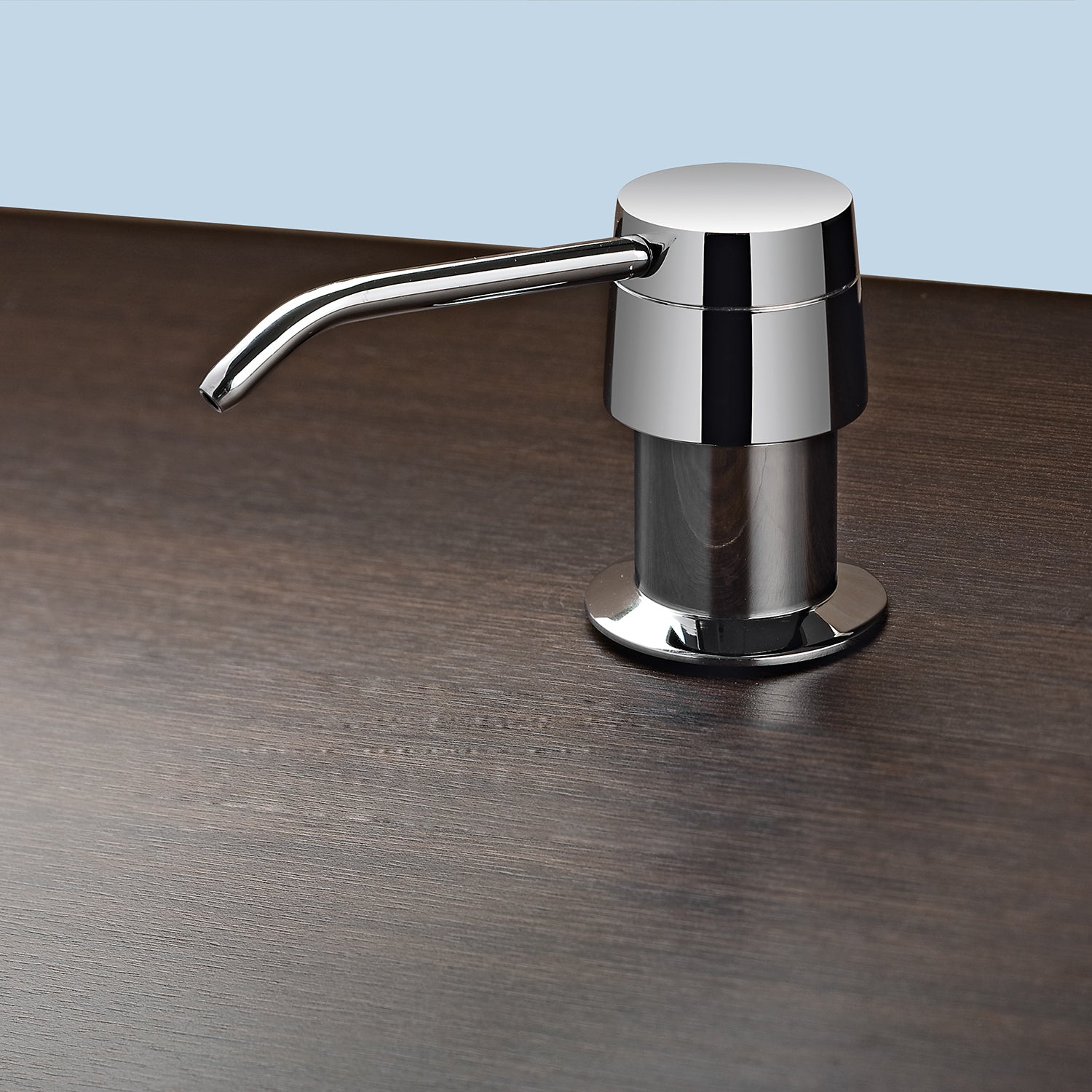 Dispenser sapone da incasso Gedy da 340 ml in ottone e resine per top lavabo - Cromato by CeramicStore | Lo specialista del tuo bagno