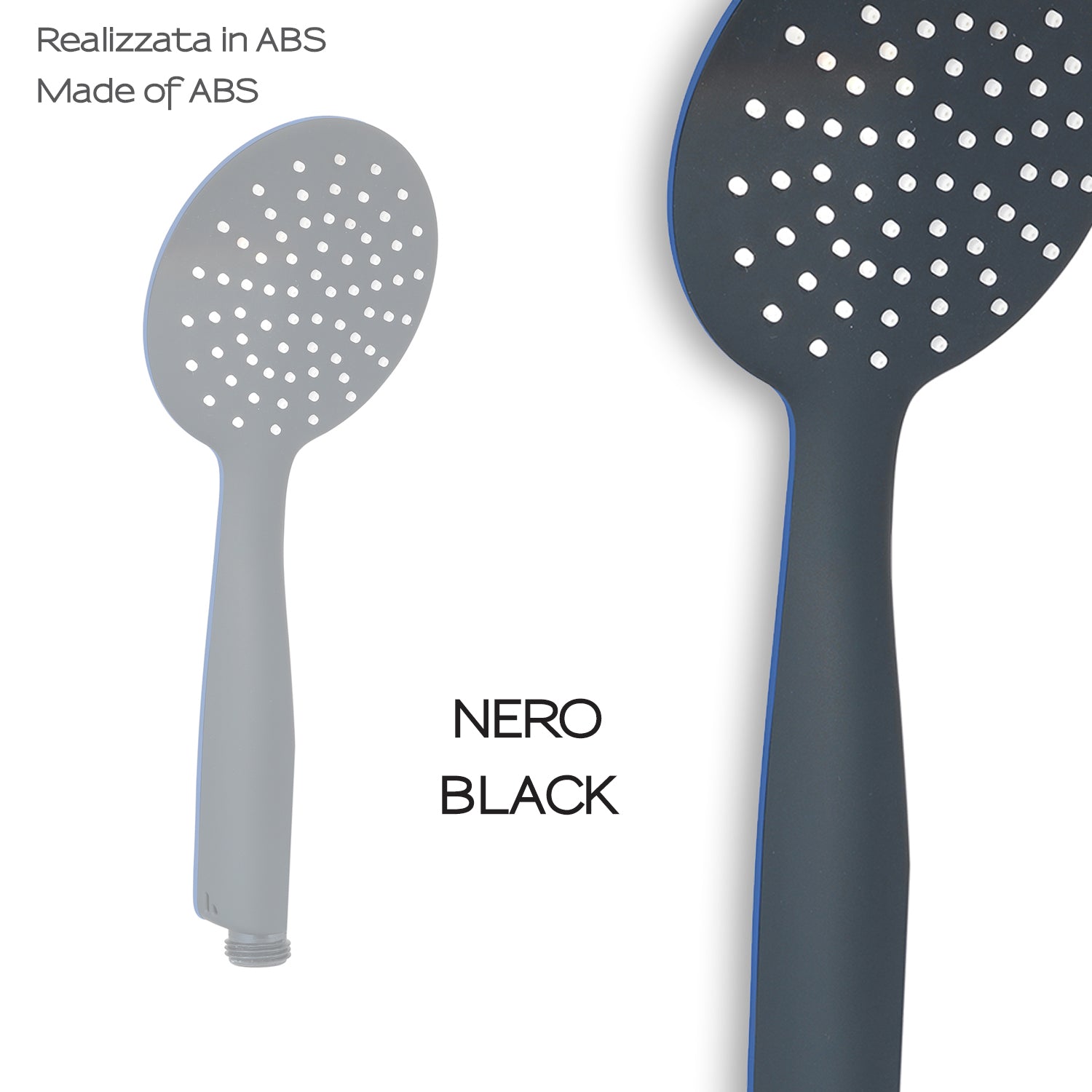 Doccetta 1 getto modello Tendence 07 di Gedy - Cromato/Nero by CeramicStore | Lo specialista del tuo bagno