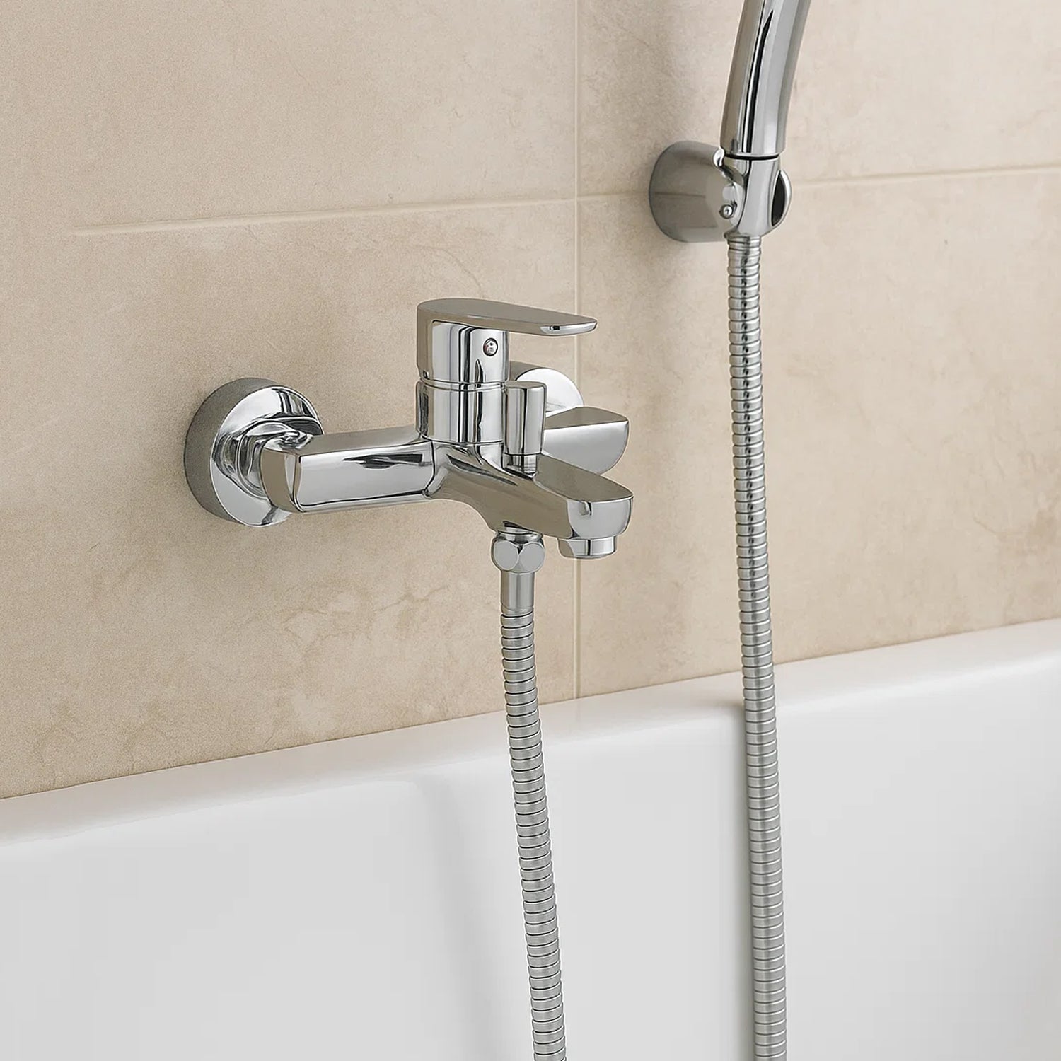 Miscelatore vasca RubiFlux Idroblue senza kit doccia - Cromo by CeramicStore | Lo specialista del tuo bagno