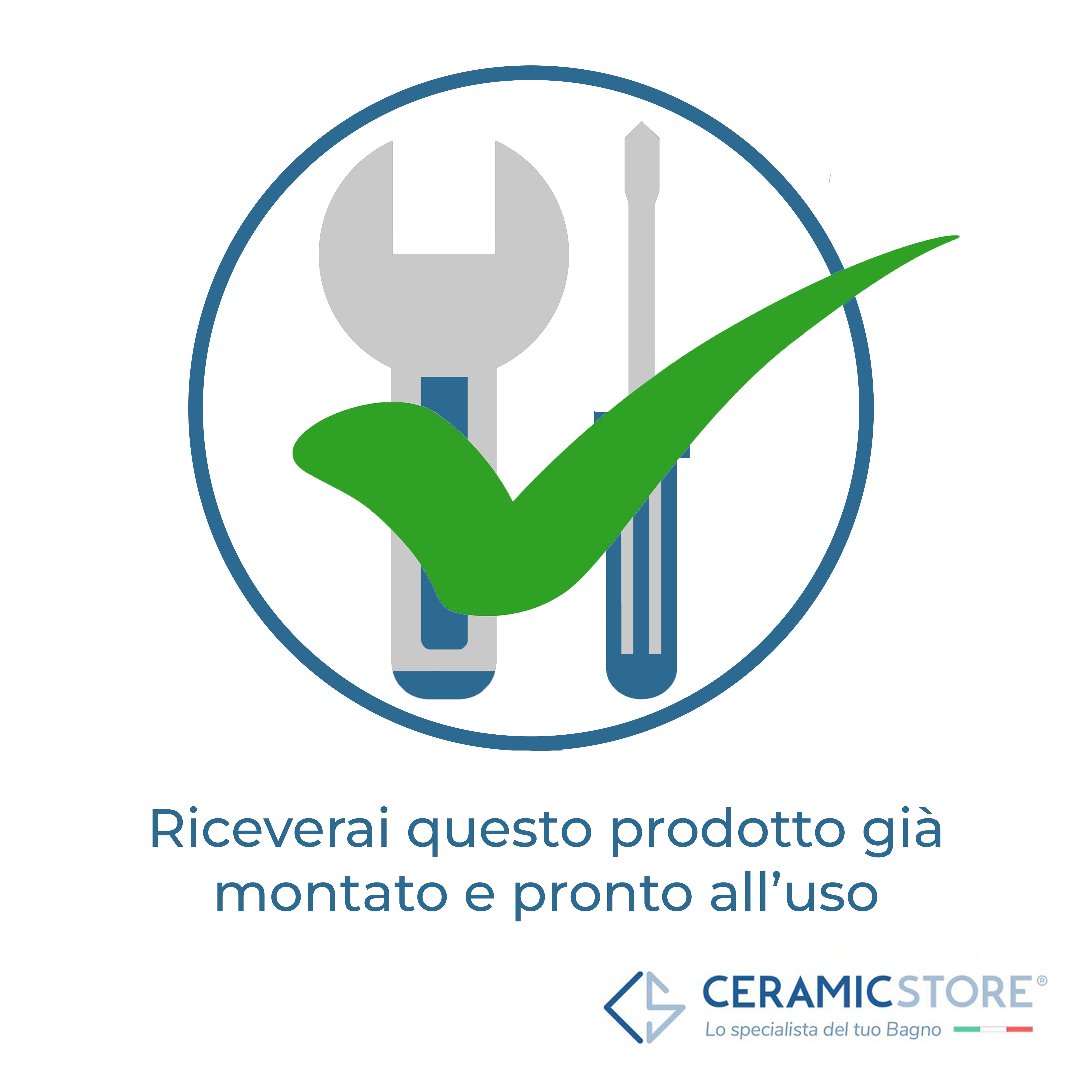 Termoarredo scaldasalviette da bagno elettrico con Termostato Digitale 1160x450 con potenza di 400 Watt Collezione Vialis Nuova Generazione BASSO CONSUMO by CeramicStore | Lo specialista del tuo bagno