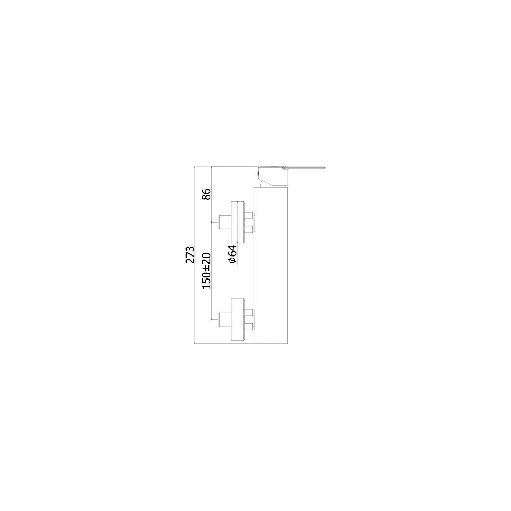 Miscelatore doccia a parete serie Tango modello TA168ST steel looking Paffoni by CeramicStore | Lo specialista del tuo bagno