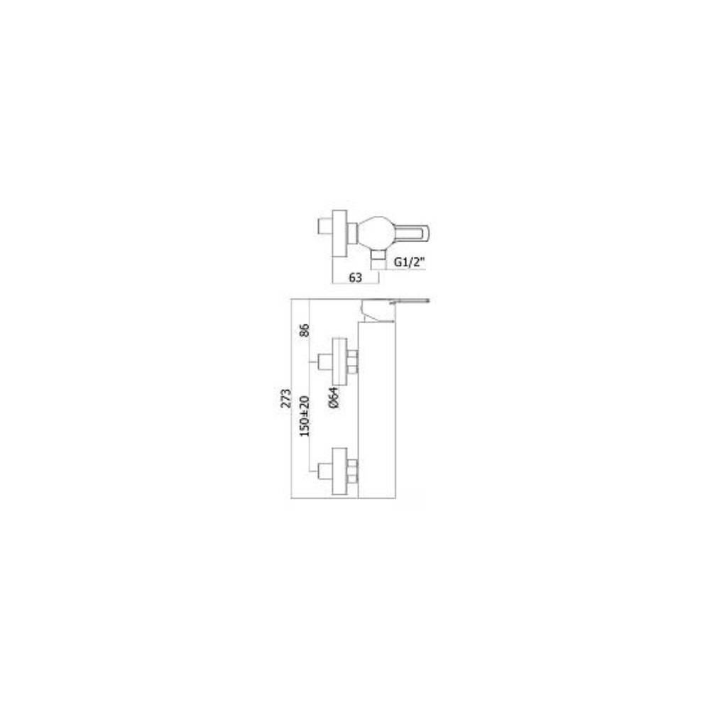 Miscelatore doccia serie Ringo modello RIN168DNO colore nero opaco supporto snodato Paffoni by CeramicStore | Lo specialista del tuo bagno