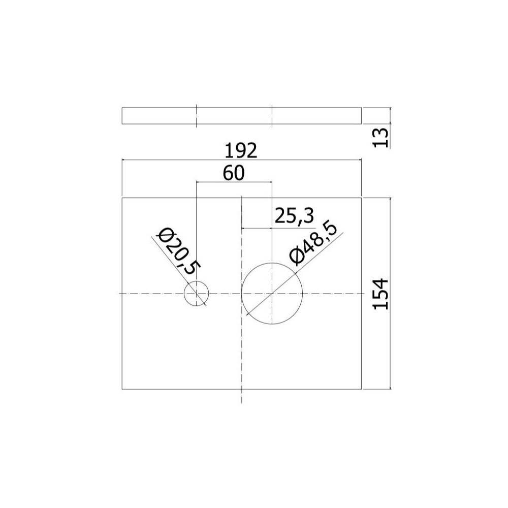 Miscelatore incasso con deviatore PBOX 015 piastra ABS serie Ringo modello RINBOX015CR cromo Paffoni by CeramicStore | Lo specialista del tuo bagno