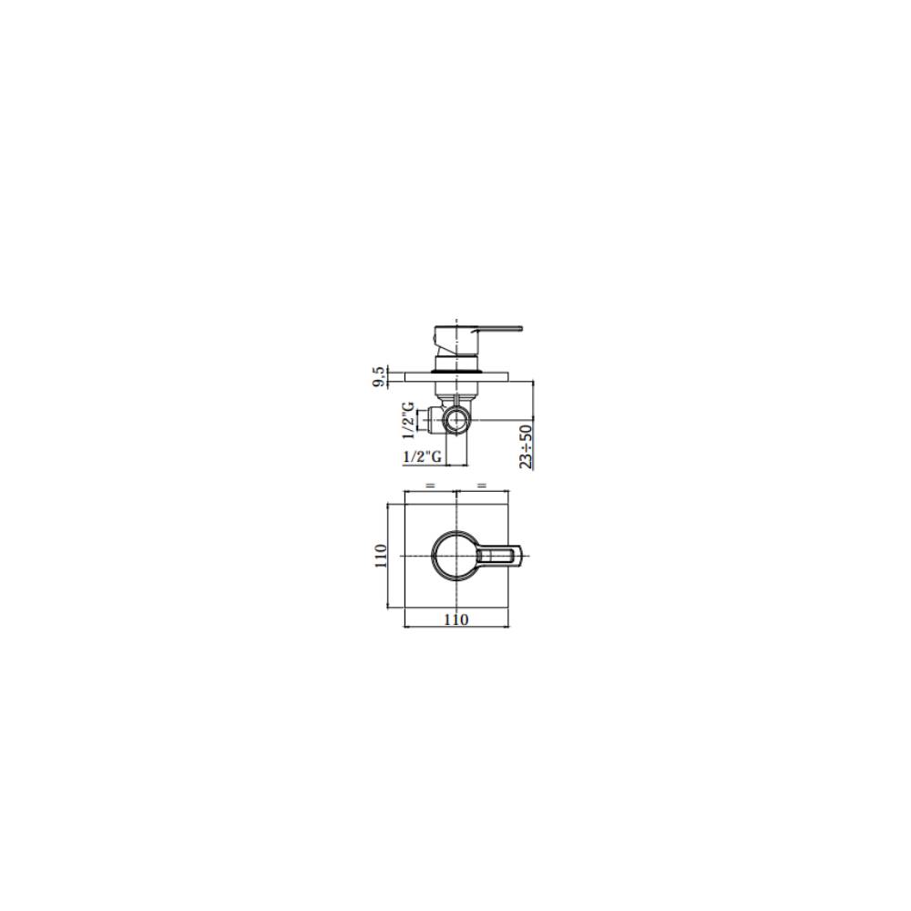 Miscelatore incasso serie Ringo modello RIN010NO/M colore nero opaco Paffoni by CeramicStore | Lo specialista del tuo bagno