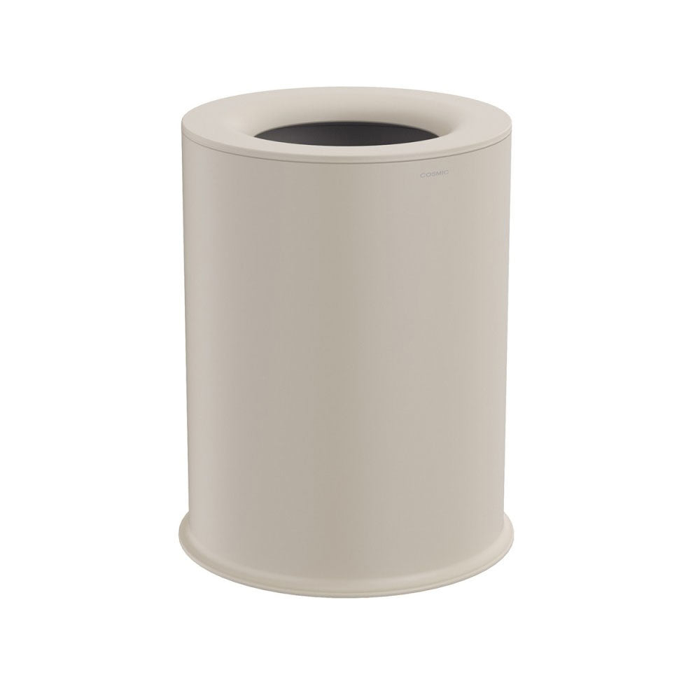 Cestino bagno da appoggio in acciaio inossidabile della collezione 'Geyser' by Cosmic - Pietra satinato by CeramicStore | Lo specialista del tuo bagno