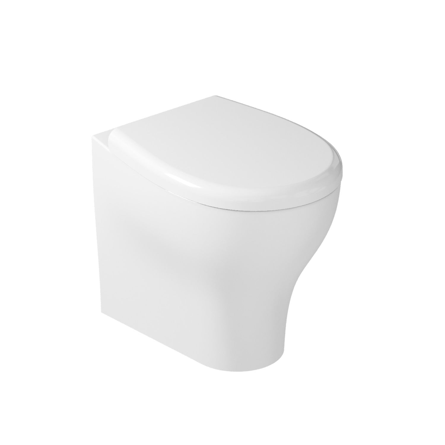 Vaso Filomuro 53x36 cm serie Eden di Ceramica Galassia con sedile slim soft close
