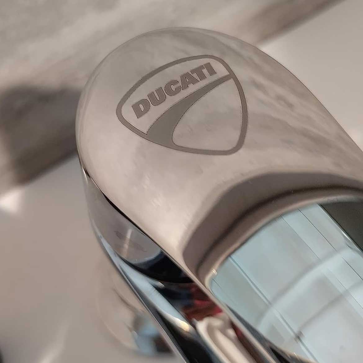 Set di Rubinetti Doccia, Lavabo e Bidet con Piletta Click Clack finitura cromo lucido Ducati Design collezione HD10 by CeramicStore | Lo specialista del tuo bagno